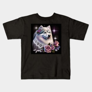 Bridal Finnish Lapphund Kids T-Shirt